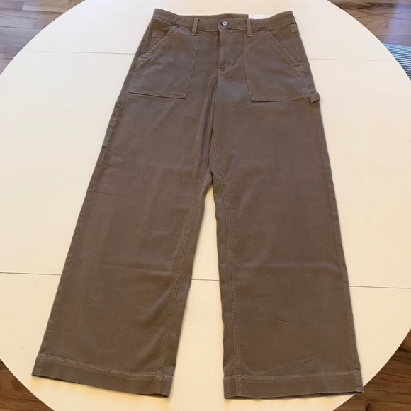 NWT AEO DREAMY DRAPE HIGH-WAISTED BAGGY WIDE-LEG PANTS - Picture 4 of 13